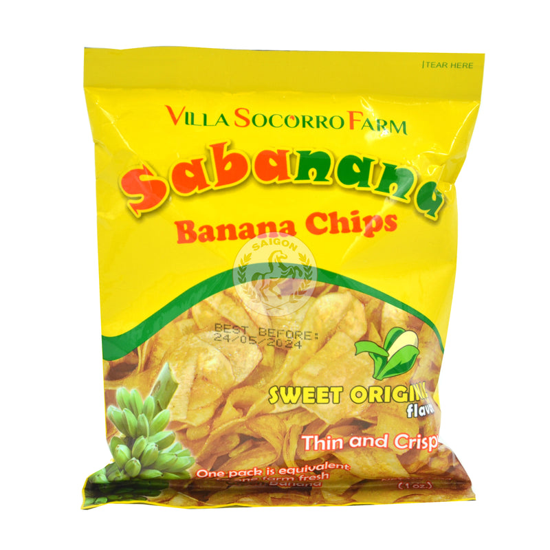 Ph Banana Chips Sweet Original 60x30g