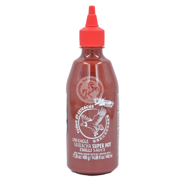 Chilisås Sriracha Super Hot Uni-Eagle 12x490g