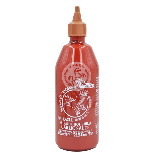 Chilisås Sriracha Garlic Uni-Eagle 12x875g