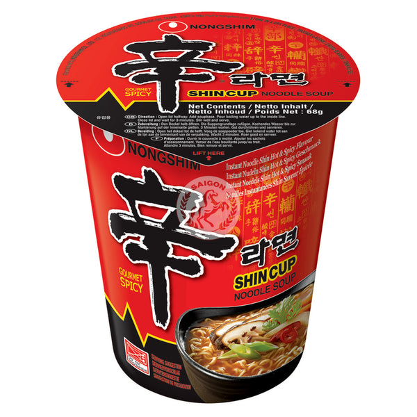 Nongshim Snabbnudlar Shin Ramyun CUP 12x68g