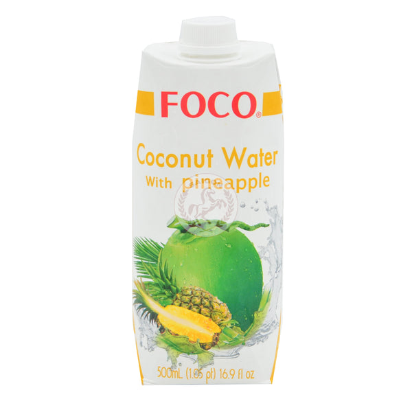 Foco Kokosvatten 100% Ananas (12x500ml) Kartong