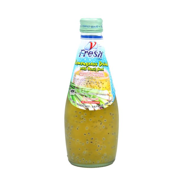 VFresh Dricka Lemongrass/Citrongräs med basilfrö  24x290ml