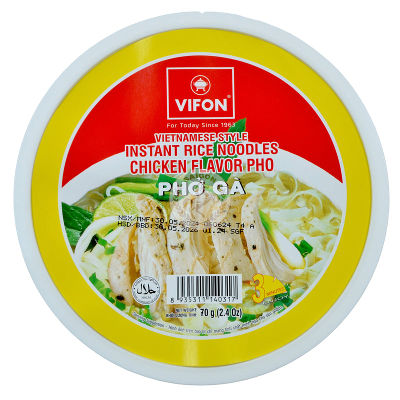 Vifon Pho Ga (Kyckling) (12x70g) BOWL