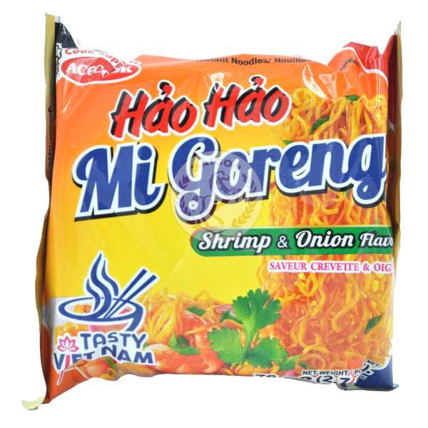 Hao Hao Snabbnudlar (Shrimp & Onion) (30x76g) KRT