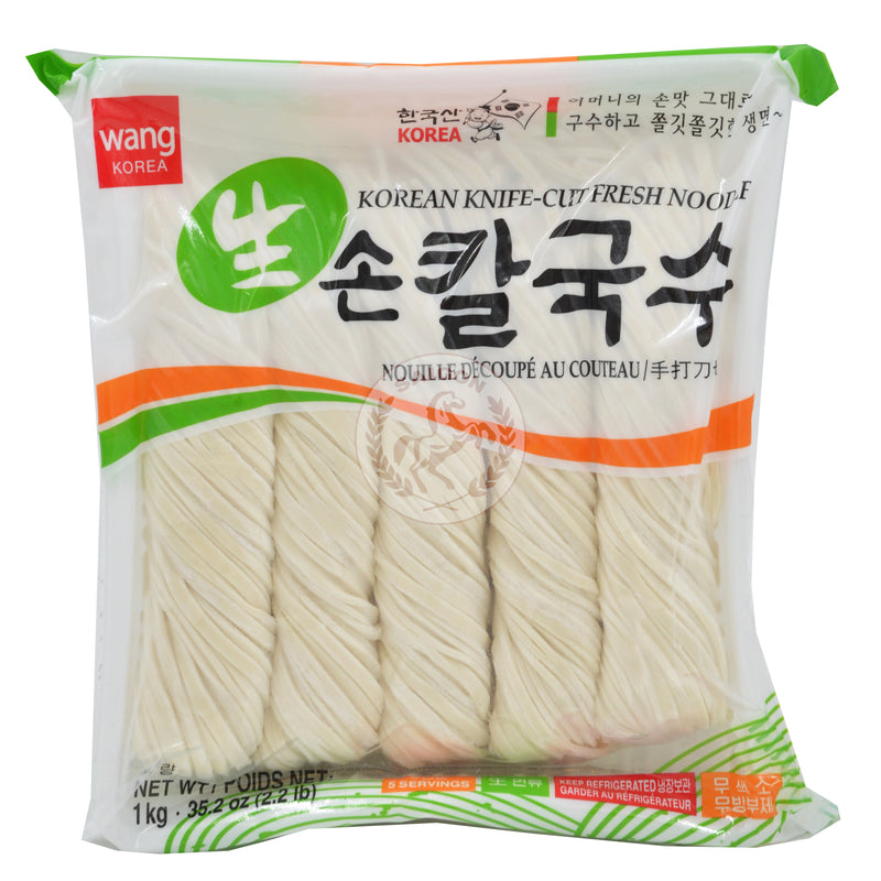 Nudlar Koreanska Knife-Cut Wang Frysta 10x1kg