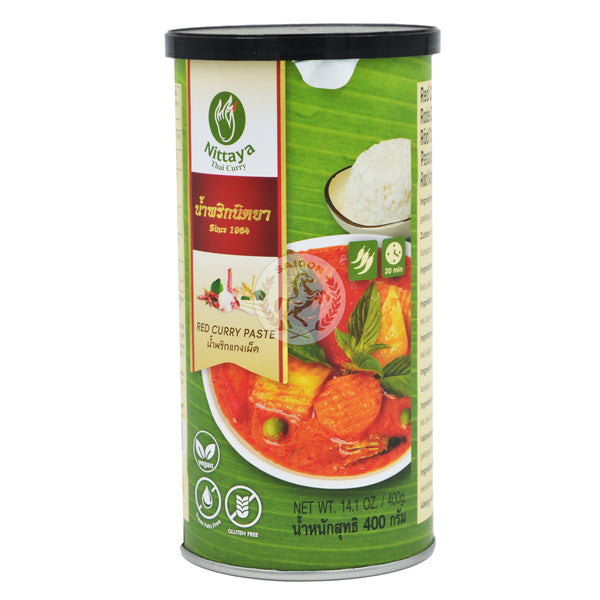 Nittaya Röd Vegetarisk Curry Pasta 24x400g