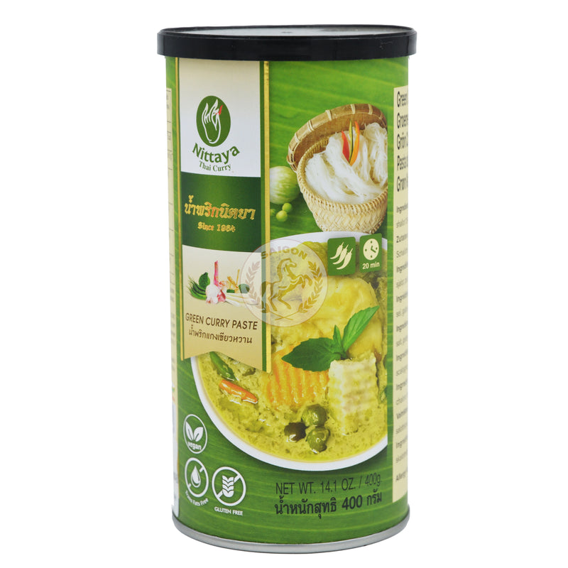 Nittaya Grön Vegetarisk Curry Pasta 24x400g