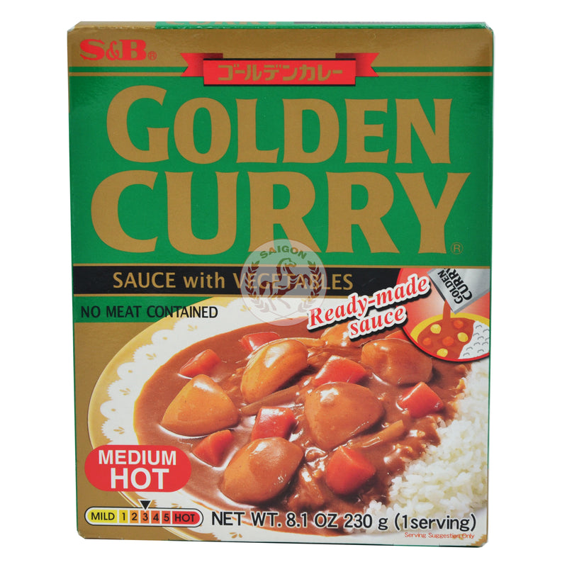 S&B Golden Curry 60x220g Medium Hot
