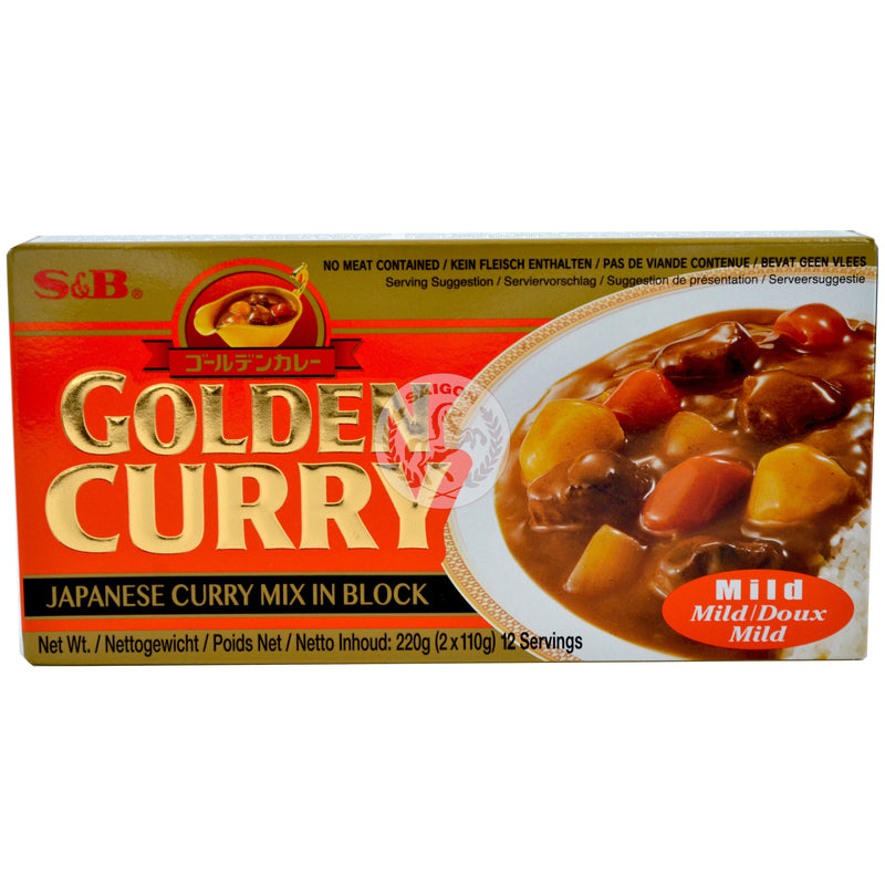 JP Currymix Golden Mild 60x220g