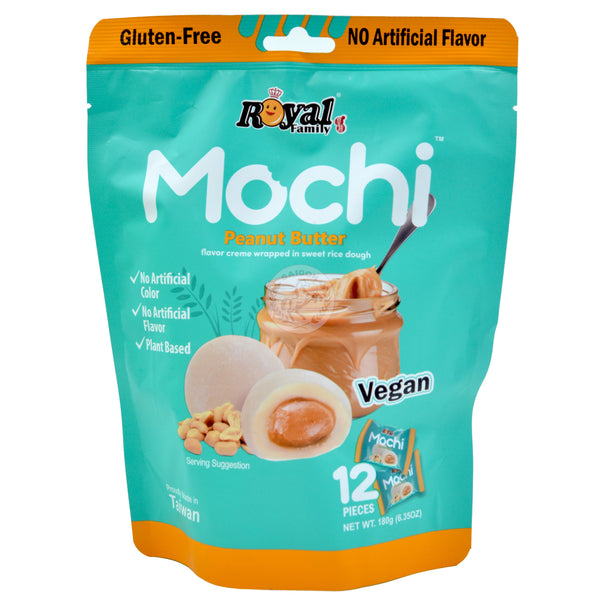 Mochi Peanut Butter 12x180g (Gluten Free)