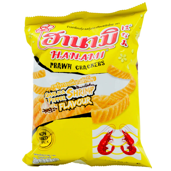 Hanami Räkchips Vitlök & Peppar 24x60g