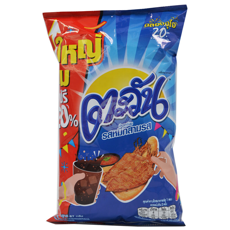 Tawan Tapioca Chips Sweet&Sour Squid 67g