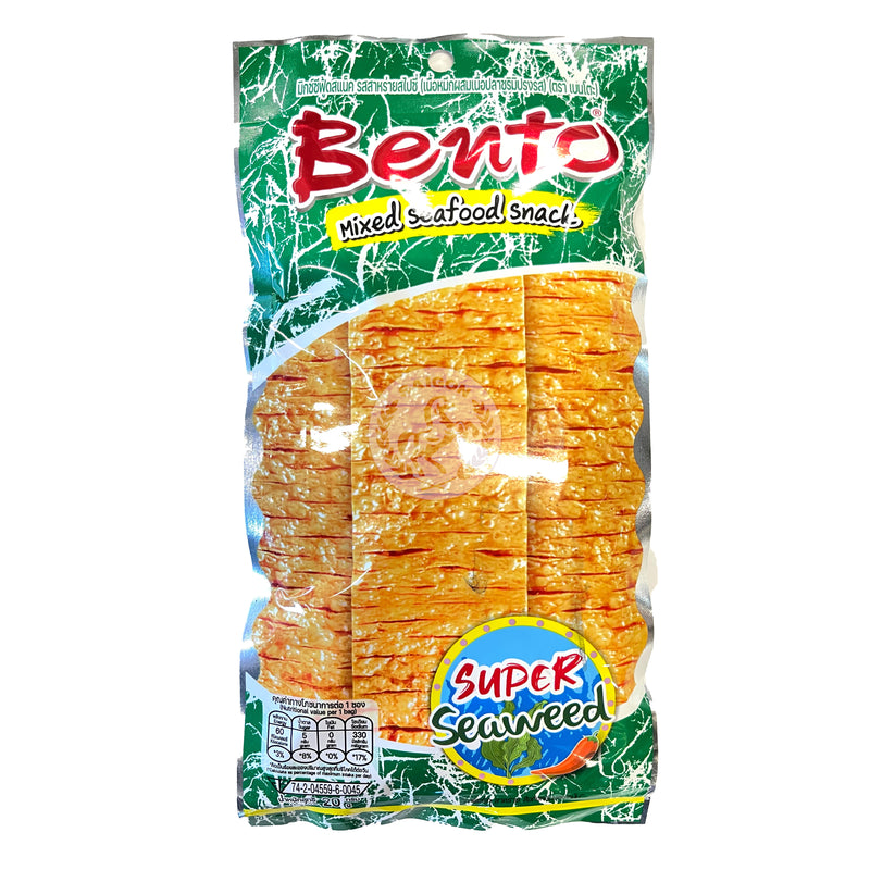 Bento Squid snacks seaweed (grön) 36x20g