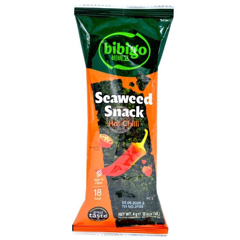 Sjögräs Snack Hot Chilli Krt (6x4g)