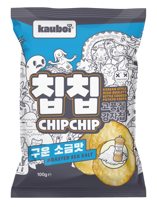 Chips Kauboi Roasted Sea Salt 100g (KRT)