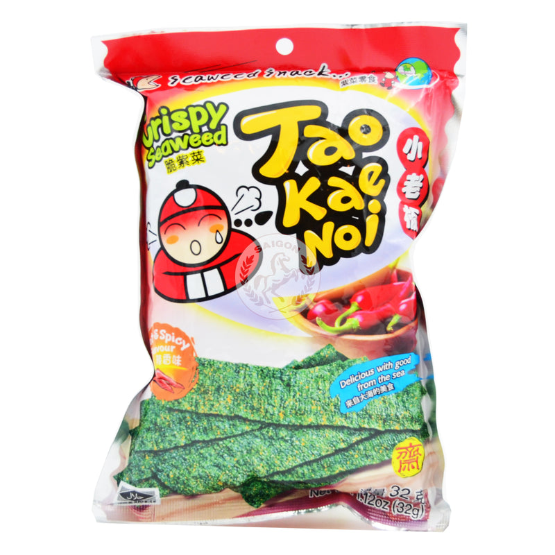 Taokaenoi Seaweed Hot & Spicy 48x32g