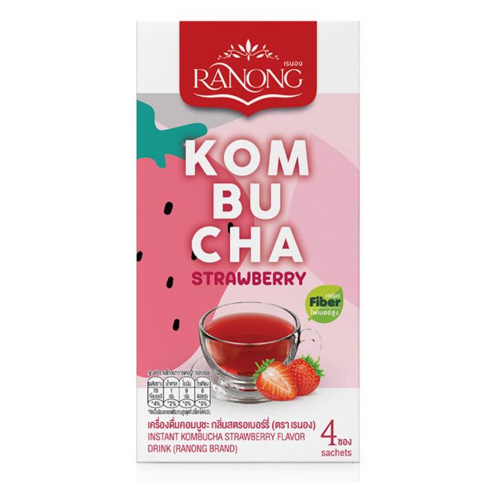 Ranong Kombucha Strawberry 24x72g