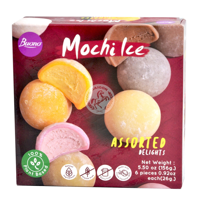 Mochi Ice Dessert Assorted Frysta 12x156g