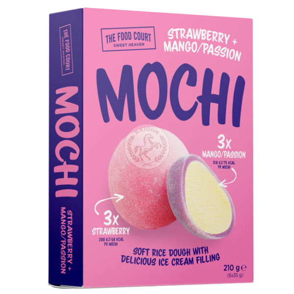 Mochi Ice Jordgubb/Mango Passion 12x 210g