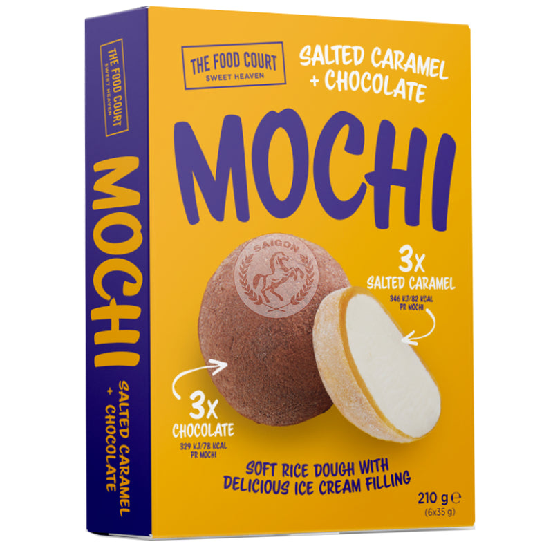 Mochi Ice Saltad Karamell/ Choklad 12x210g