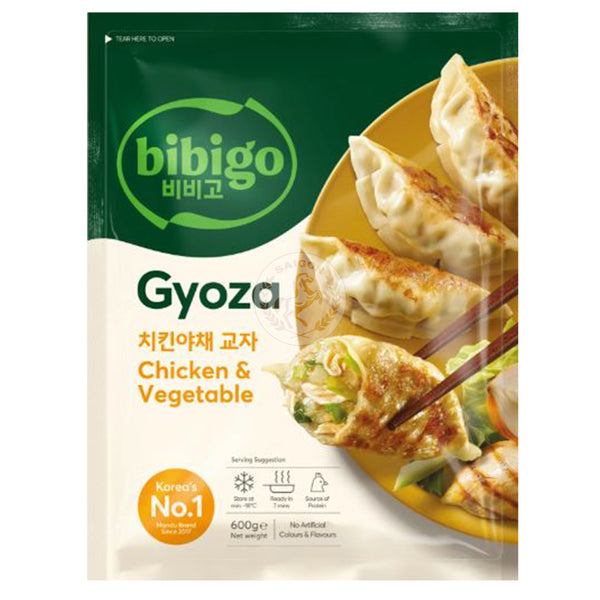 Bibigo Gyoza Dumplings Chicken & Vegetable Frysta 12x600g