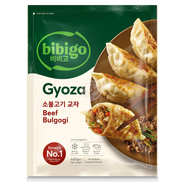 Bibigo Gyoza Dumplings Beef Bulgogi Frysta12x600g