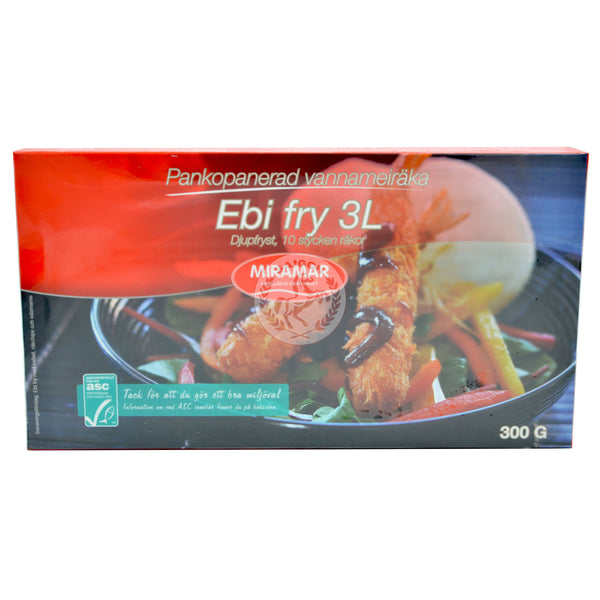 Räkor ASC EBI Fry 3L Frysta 6x300g