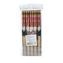 Ätpinnar 10-par 22.5cm Blommor (Set)