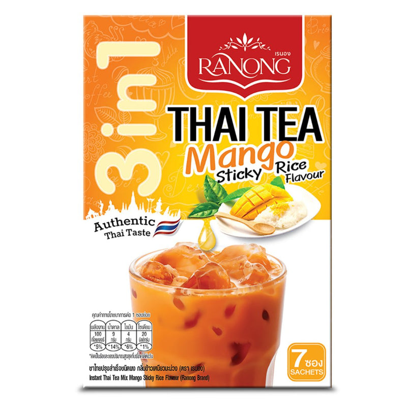 Ranong 3in1 Thai Tea Mango Sticky Rice 24x140g