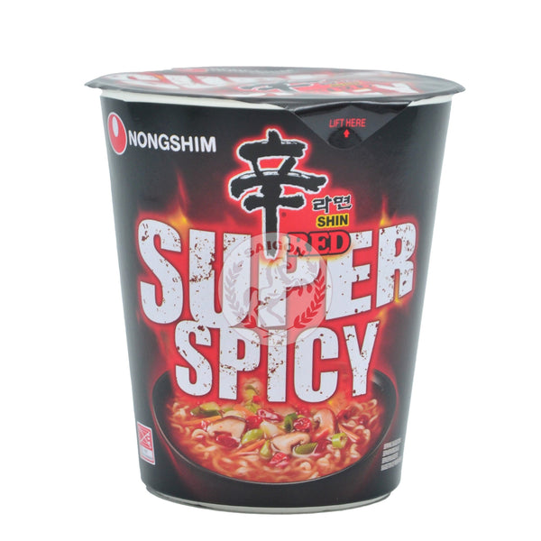 Nongshim Shin Red Super Spicy Nudlar CUP 12x68g