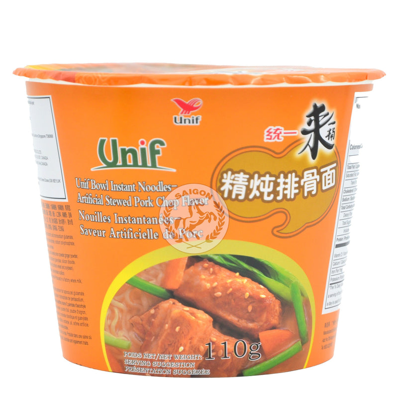 Unif Stewed Pork Chop Bowl 12x110g