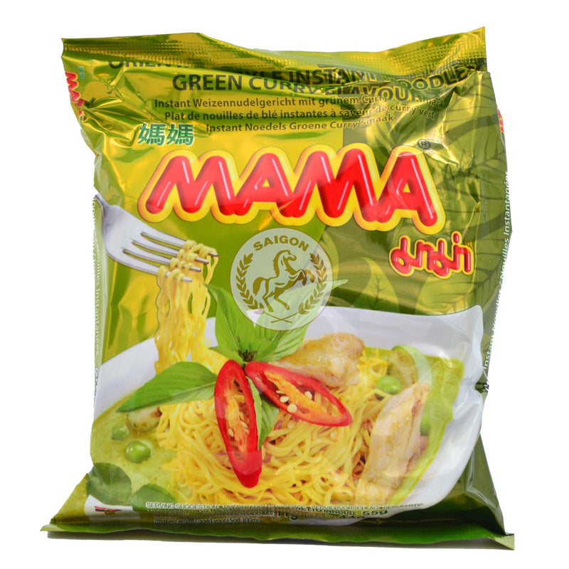 Mama Snabbnudlar Green Curry 30x55g