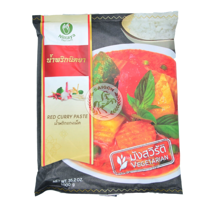 Nittaya Röd Vegetarisk Curry Pasta 10x1kg