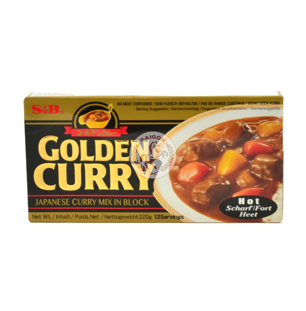 S&B Golden Curry 60x220g Hot