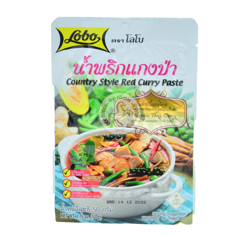 Lobo Country Style Red Curry (12x50g)