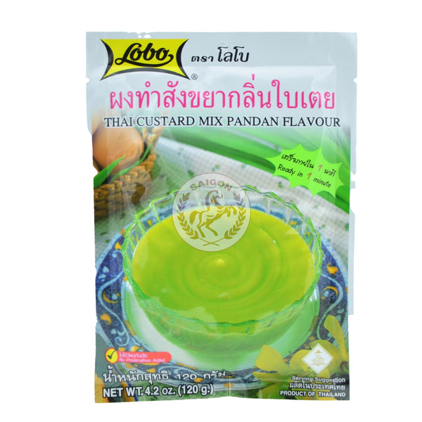 Lobo Thai Custard (Pandan) (12x120g)