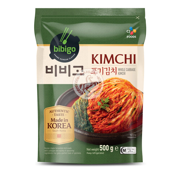Bibigo Kimchi Whole Cabbage (POGI) Kylda 12x500g