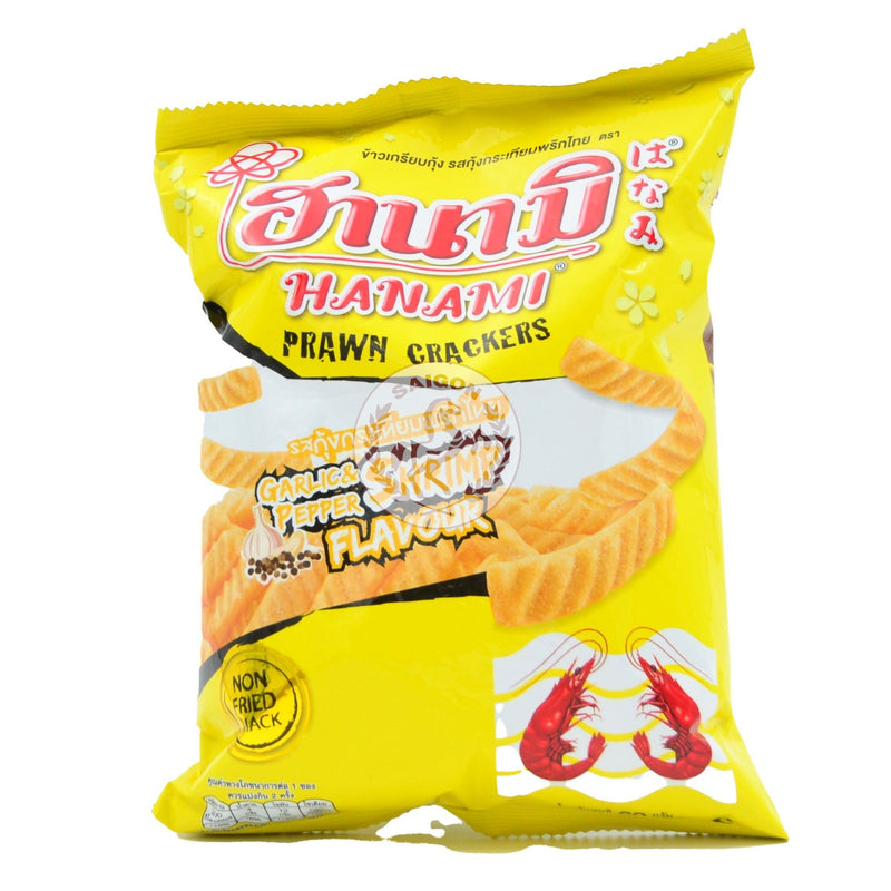 Hanami Räkchips Vitlök & Peppar 24x60g