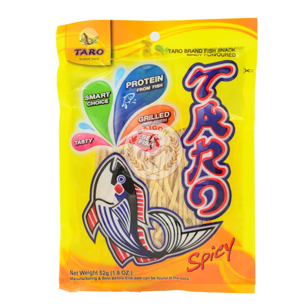 Taro Fisksnacks Spicy 36x52g