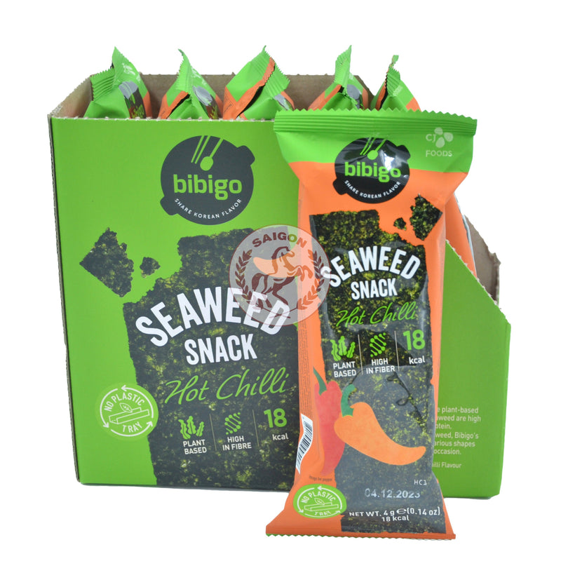Sjögräs Snack Hot Chilli Krt (6x4g)
