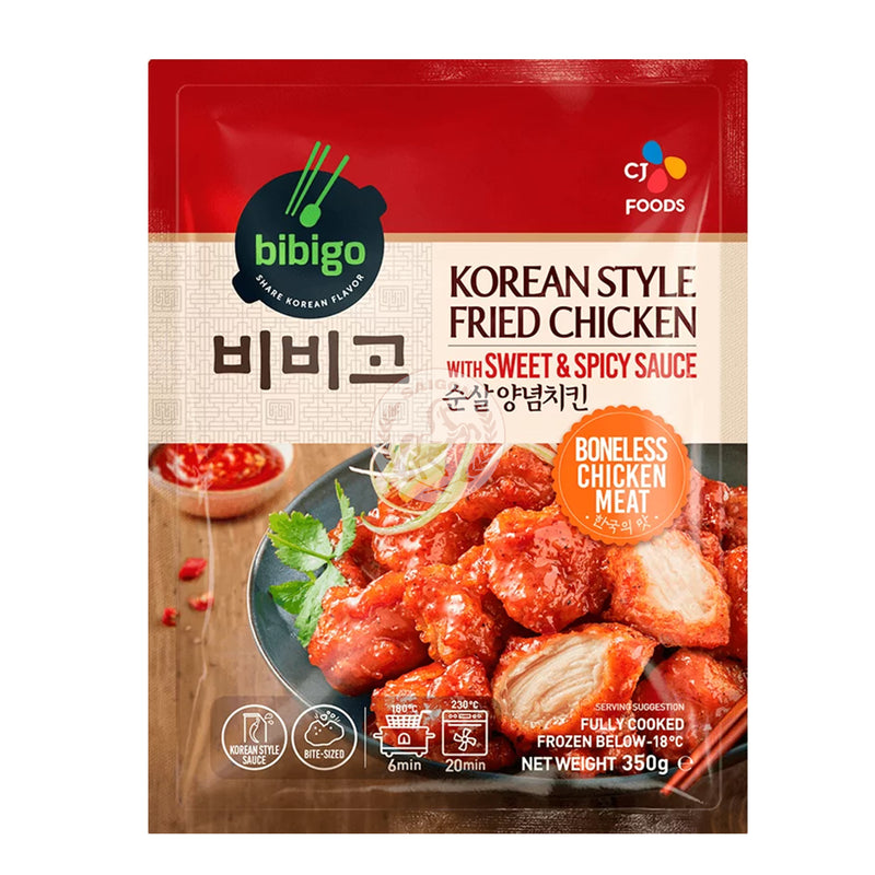 Bibigo Korean Style Fried Chicken Sweet & Spicy Frysta 20x350g