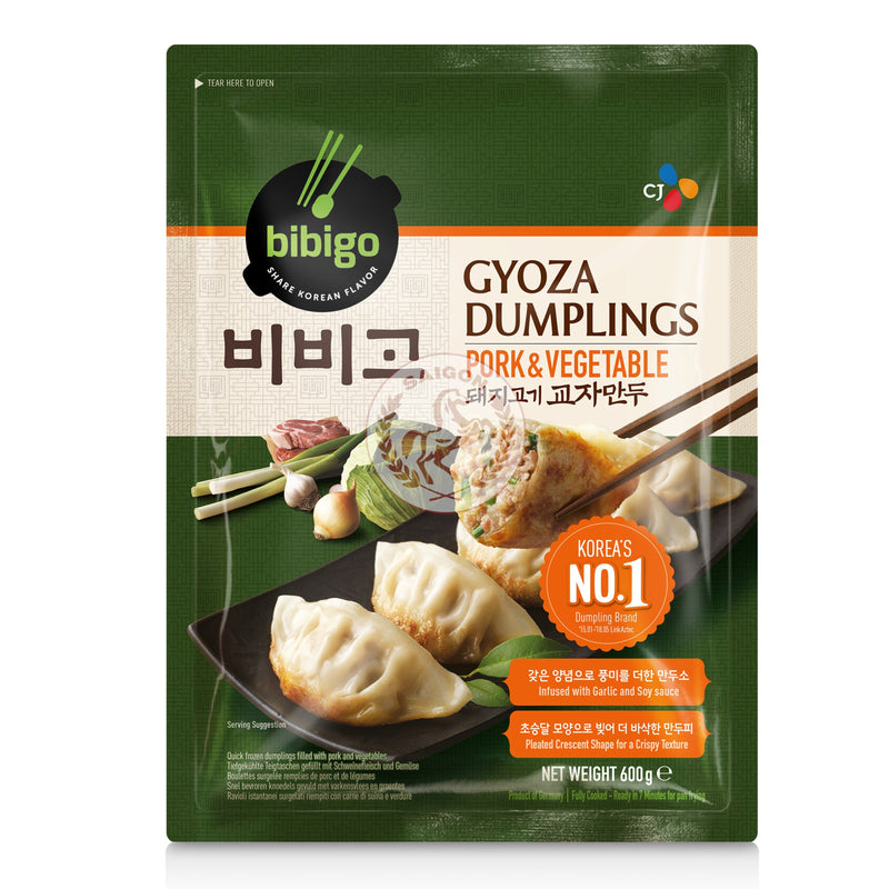 Bibigo Gyoza Dumplings Pork & Vegetable Frysta 12x600g