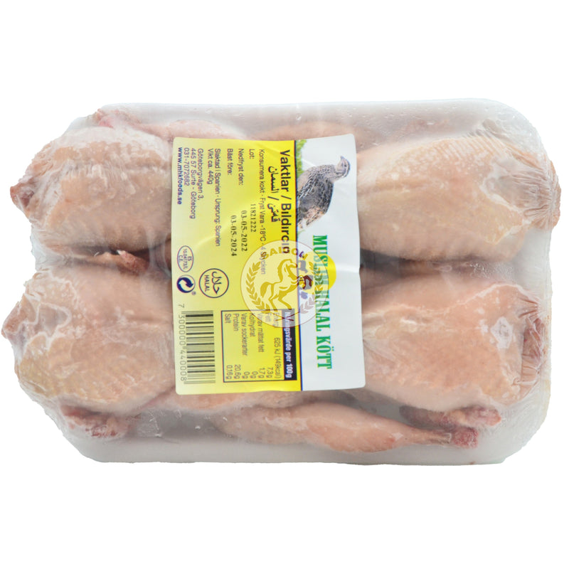 Vaktlar/Quails Frysta 24x(4stx440g)