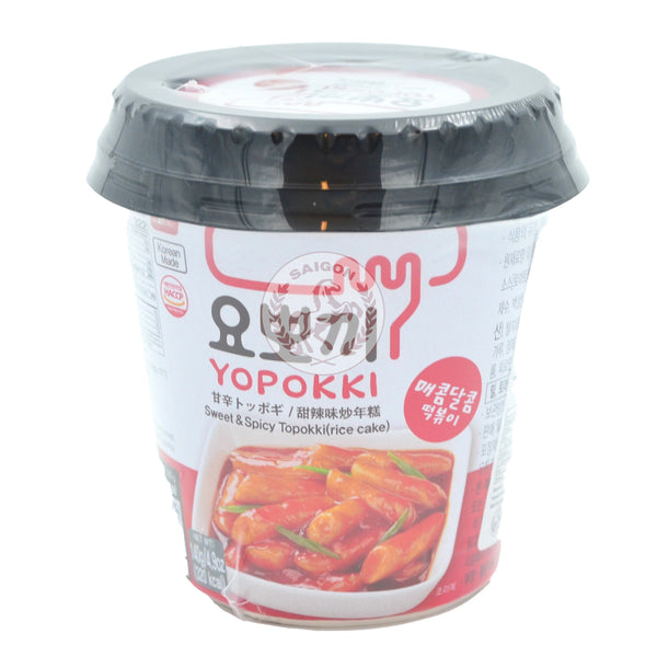 Riskaka Yopokki Sweet & Spicy CUP 12x140g (KARTONG)