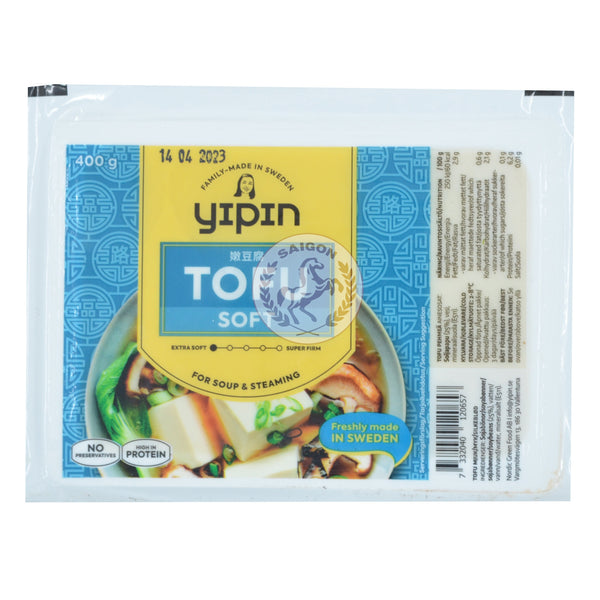 Tofu Mjuk (Soft) Färska 12x380g Yi-Pin